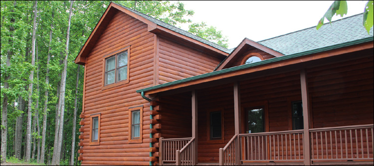 Log Home Staining in Damascus, Ohio