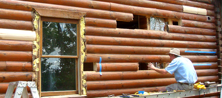 Log Home Repair Columbiana County, Ohio